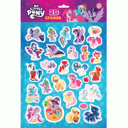 MY LITTLE PONY -think happy… ระบายสีและวาดภาพตามคำศัพท์ + สติ๊กเกอร์ 2 มิติ